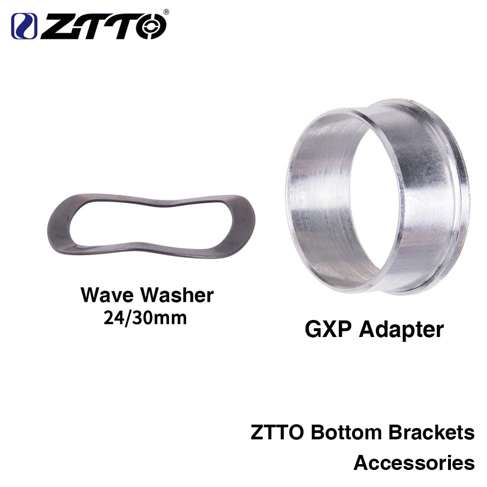 Ztto จักรยานอุปกรณ์เสริมวงเล็บด้านล่างอะแดปเตอร์ Wave เครื่องซักผ้าจักรยานเสือภูเขา 0.5 มม.K7 24 22 มม.ชุดโซ่