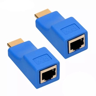 1คู่ RJ45 4K HDMI Extender 30M Over CAT5e Cat6เครือข่าย Ethernet LAN สำหรับ HDTV HDPC DVD PS3 STB