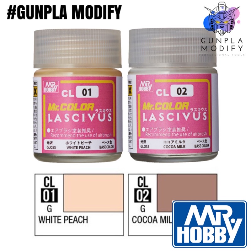 MR.COLOR LASCIVUS เฉดสีผิวอนิเมะ สูตรแลคเกอร์ สี Base Color (ขั้นตอนที่ 1) ขนาด 18 ml
