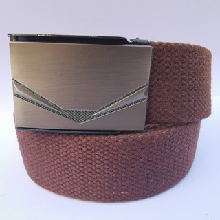 Canvas Men Belt เข็มขัดผู้ชาย เข็มขัดผ้า แบบ Freesize upto 36inch.