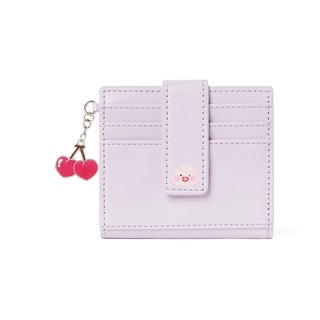 🍒พร้อมส่ง Kakaofriends Half Wallet Cherry Peach💜