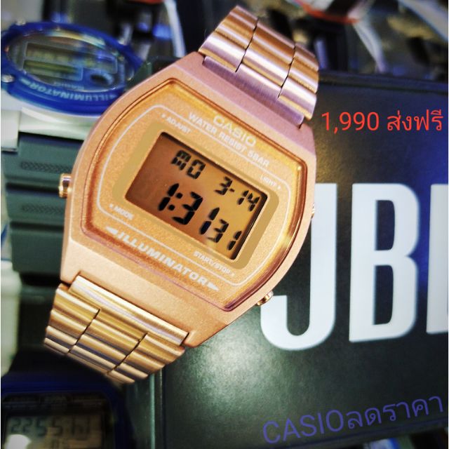 นาฬิกา casio สาย pink gold สินค้าเข้าใหม่รุ่นใหม่ล่าสุด