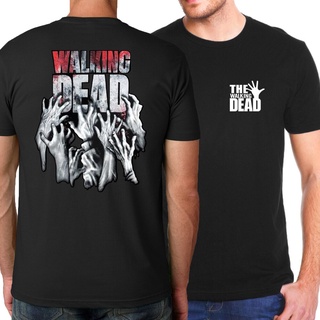 เสื้อยืดแฟชั่น - 2022TheWalkingDeadTshirtHopเสื้อยืดหลวมผู้ชายเสื้อยืดเสื้อยืดผ้าฝ้ายสวมกล้ามเนื้อก