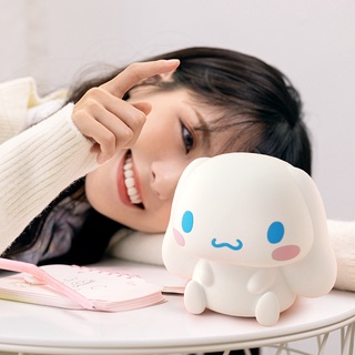 โคมไฟตั้งโต๊ะ ซิลิโคนนิ่ม ป้องกันดวงตา ลาย Cinnamoroll Night Light สําหรับห้องนอน