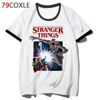 เสื้อยืด พิมพ์ลาย Stranger Things 2019 สไตล์ฮิปฮอป ฮาราจูกุ สําหรับผู้ชาย F7298