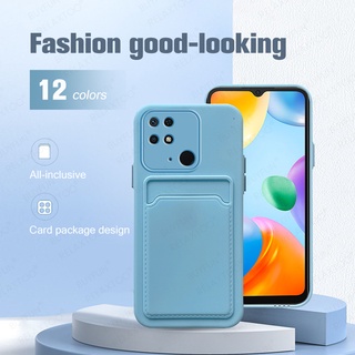 For Xiaomi Redmi 10C Case Card Wallet Back Silicone Soft Fundas On Redmi10C Radmi Redme 10 C 6.67" Camera Shockproof Phone Cover