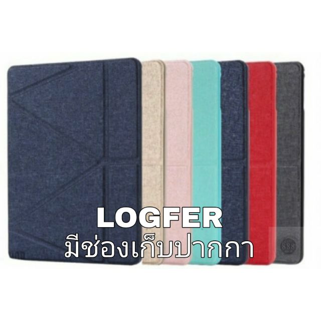 LOGFER แท้ 💯%ซองเปิดปิดมีช่องใส่ปากกา ip Air6 Gen10 9 10.9/Air5 / Air4 Mini6 pro11(21)/ Air3 Pro10.5/10.2 Mini 2 3 4 5