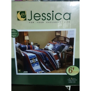 ผ้าปู6ฟุต 5ชิ้น jessica