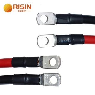 สายเคเบิลเชื่อมต่อแบตเตอรี่ ทองแดง 8 6 4 2 AWG 10 16 25 35 มม.2 พร้อมปลั๊ก สําหรับ UPS อินเวอร์เตอร์