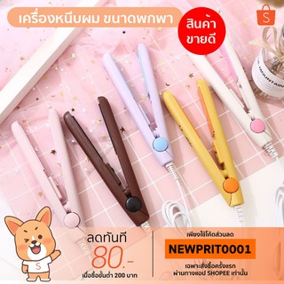 เครื่องหนีบผมมินิ หนีบมินิ ที่หนีบผม ขนาดพกพา ทำผมทรงหนีบตรง หนีบผม Mini-002