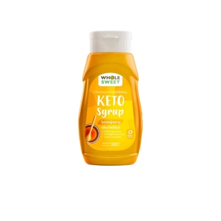 ส่งฟรี [Keto] น้ำเชื่อมหญ้าหวาน ไซรัปหญ้าหวาน กลิ่น น้ำผึ้ง สารให้ความหวานทดแทนน้ำตาล สูตรคีโต 320 มล.