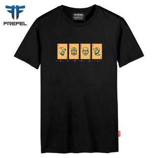 เสื้อยืดอินเทรนด์FreFel T-Shirts เสื้อยืดแขนสั้นผู้ชาย  เสื้อ เสื้อแขนสั้น เสื้อผ้าแฟชั่นผู้ชาย  T-Shirts Cotton100% รุ่