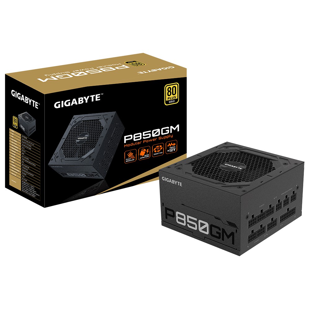 GIGABYTE P850GM 850W 80 PLUS GOLD *พาวเวอร์ซัพพลาย (GP-P850GM)