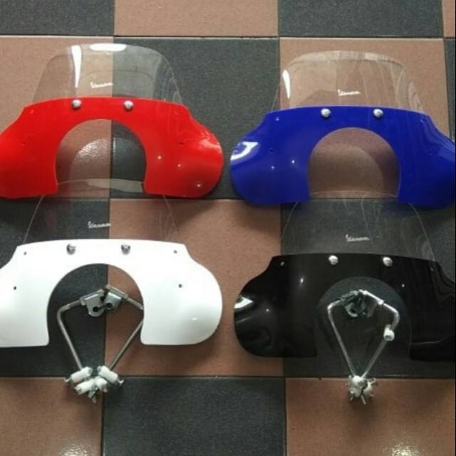 Twotone Flyscreen/Windshield/Winsil Vespa classic Super Sprint Veloce Special PX PS PTS VBB VBA VBC