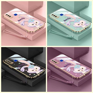 เคส Samsung S22 S21 FE S21 Ultra S21 Plus S21 S20 FE Note 20 Ultra Note 10 Lite a51 a71 การ์ตูน Electroplated เคสโทรศัพท์ Soft Case