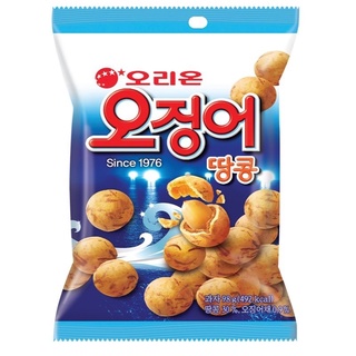 ขนมเคลือบถั่วอบกรอบรสปลาหมึก Orion Cuttlefish &amp; Peanut 오징어땅콩 98g