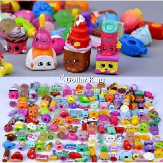 SHOPKINS ของเล่นฟิกเกอร์ รูปผลไม้ ซูเปอร์มาร์เก็ต หลายฤดูกาล สุ่มสี 50 ชิ้น