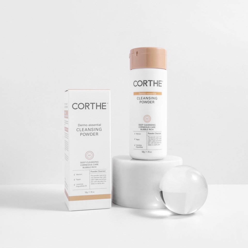 Corthe Dermo Essential Cleansing Powder 50g คลีนซิ่งทำความสะอาดผิวหน้า ...
