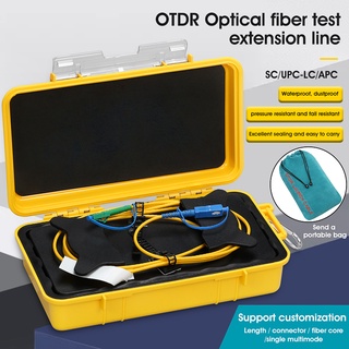 Otdr SC / UPC-LC / APC โหมดเดียว 500 ม. 1 กม. 2 กม. เครื่องทดสอบสายเคเบิลไฟเบอร์ออปติก