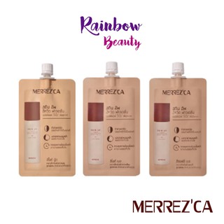 (แบบซองสีทอง) Merrezca  skin up liquid foundation รองพื้น 5 ml. ราคาต่อ 1 ชิ้น