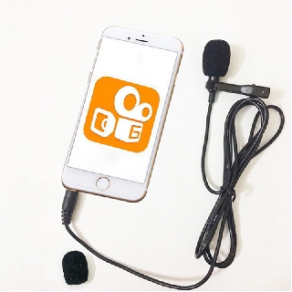 ไมค์หนีบปกเสื้อ DAGEE JH-043 Mini Clip-on Microphone (Black)