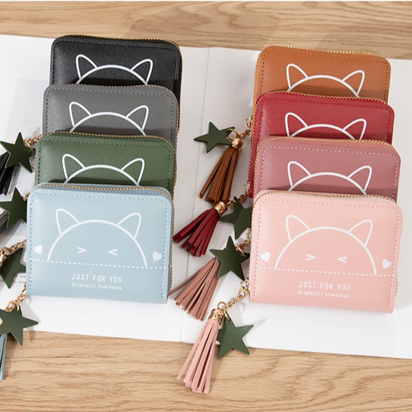 Y2116 กระเป๋าสตางค์ใบสั้น(Forever LOVELY)