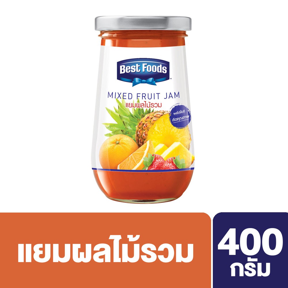 เบสท์ฟู้ดส์แยมผลไม้รวม 400กรัม Bestfood UNILEVER