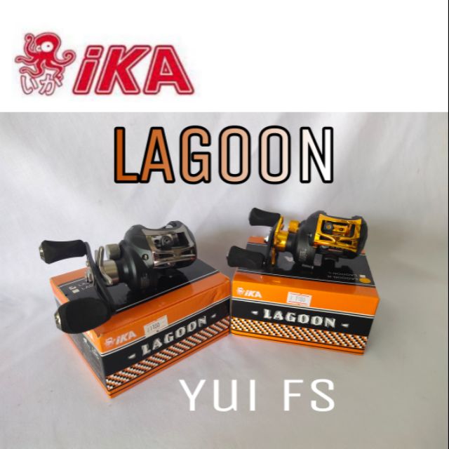 รอกหยดน้ำ IKA Lagoon-R หมุนซ้าย-ขวา (สีทอง/เงิน)