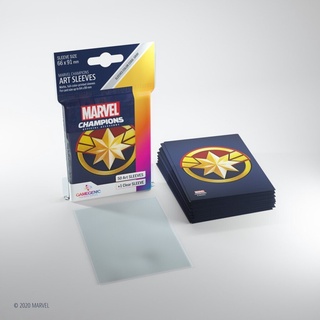 Gamegenic : Marvel Champion Art Sleeves Captain Marvel Sheet