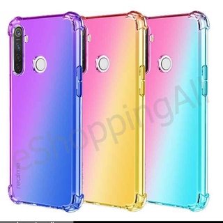 เคส oppo realme5 realme 5s เคสมือถือกรอบยางนิ่มไล่เฉดสีพร้อมส่ง กรอบมือถือส่งของในไทย