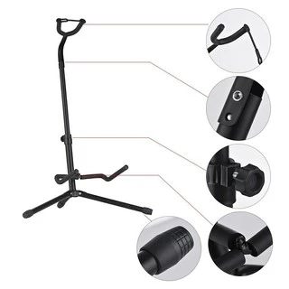 ขาตั้งกีตาร์ แบบ 3 ขา ขาตั้งกีตาร์ไฟฟ้า Guitar Stand (สีดำ)