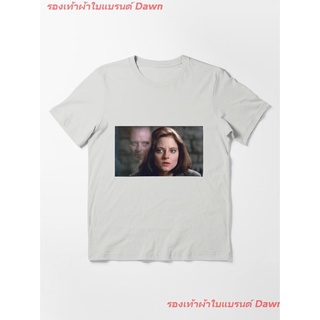 เสื้ 2022 The Silence Of The Lambs Essential T-Shirt เสื้อยืด ดพิมพ์ลาย เสื้อยืดผ้าฝ้าย คอกลม cotton ความนิยม sale Unise