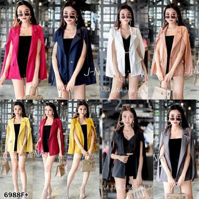 SS6998 blazer suit เสื้อสูทผ่าแขนยาว