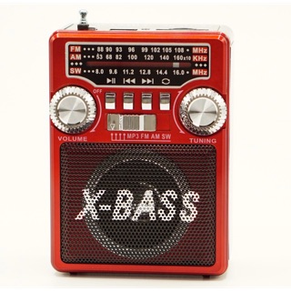 วิทยุพกพา FM/AM  WAXIBA XB-331URT X-BASS