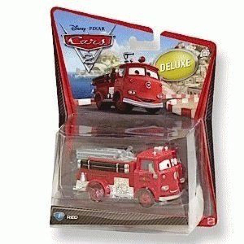 DISNEY PIXAR CARS 2 RED FIRE TRUCK DELUXE RARE | Shopee Thailand