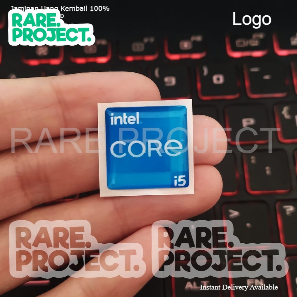 INTEL CORE i5 GEN 11TH สติ๊กเกอร์ FLEXIBLE RAISED สติ๊กเกอร์ PC สติ๊กเกอร์ PROCESSOR สติ๊กเกอร์