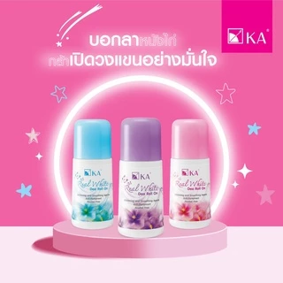 KA Real White Deo Roll On - Grace 25 ml. (3 ชิ้น)/ เคเอ เรียล ไวท์ ดีโอ กลิ่นเกรซ โรลออนระงับกลิ่นกาย