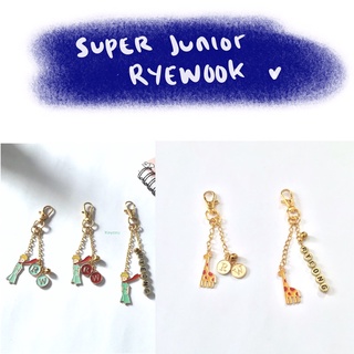 พวงกุญแจ จี้รูป Super Junior Ryewook แบบเคลือบ