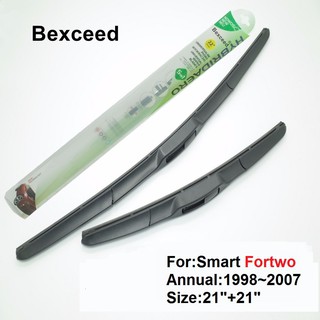 For Smart Fortwo 21"+21" Bexceed of  Windshield Hybrid wiper Blade 1998~2007