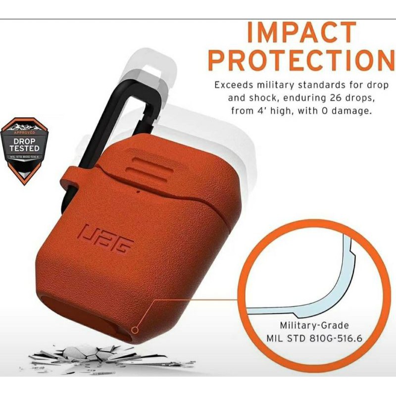 UAG Standard Issue Silicone Case Airpods Pro2 /Airpods 3 เคสซิลิโคนมาตรฐานกันกระแทก MIL-STD 810G-516.6 รองรับ ราคา ถูกที่สุด ดีลบีเคเค แกลเลอรีภาพที่ 7