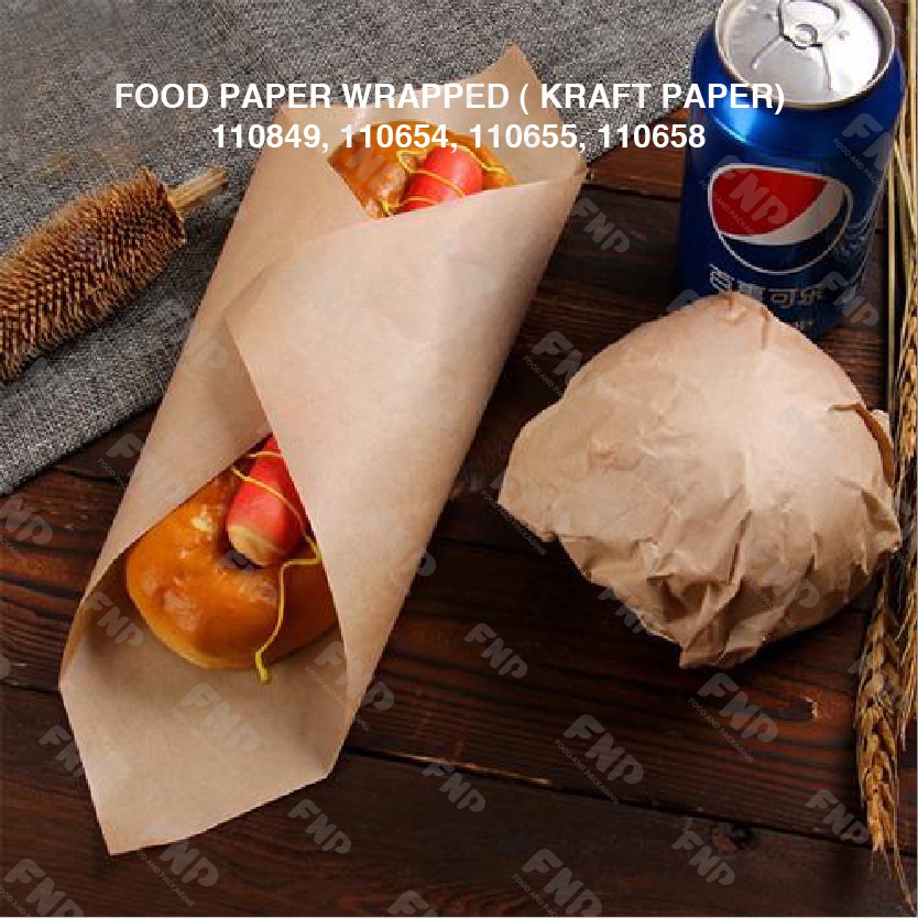 FOOD PAPER WRAPPED (กระดาษ KRAFT)