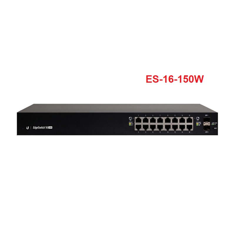 EdgeSwitch ES-16-150W L2/L3 Managed Gigabit POE Switch 16 Port, 2 Port SFP, VLAN, Routing