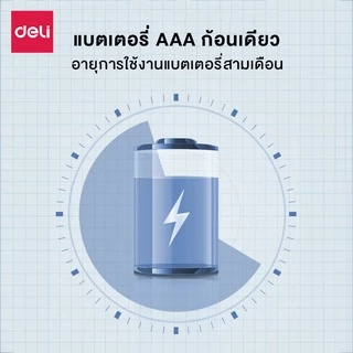 Deli ปากกาเลเซอร์ เลเซอร์พอยเตอร์ พ้อยเตอร์ สำหรับการนำเสนอ รีโมท พรีเซนต์ Laser Pointer