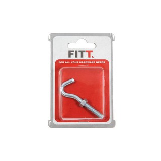 สกรูหัวห่วง น็อต ตะขอ 1/4" 1ตัว | FITT | 8855952026996 สกรู, น๊อต อุปกรณ์ยึดติด ต่อเติมซ่อมแซมบ้าน สกรูหัวห่วง น็อต ตะขอ