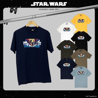 เสื้อยืด Star wars Classic logo หลากสี Oversize พร้อมป้าย Label การันตีลิขสิทธิ์แท้ทุกลายครับ