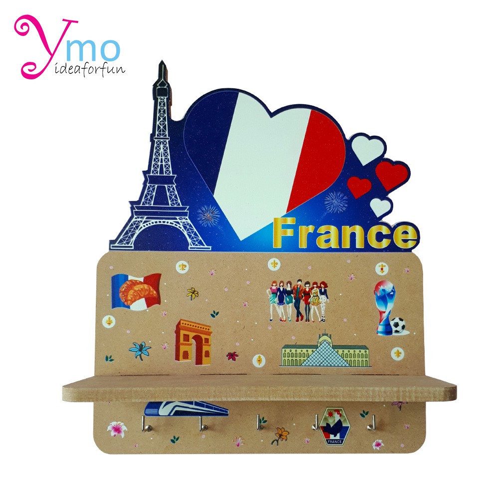 Key Storage Shelf ชั้นวางของอเนกประสงค์พร้อมที่ห้อยกุญแจ ห้อยของอื่นๆ ชั้นห้อยกุญแจ Shelf Key Handma