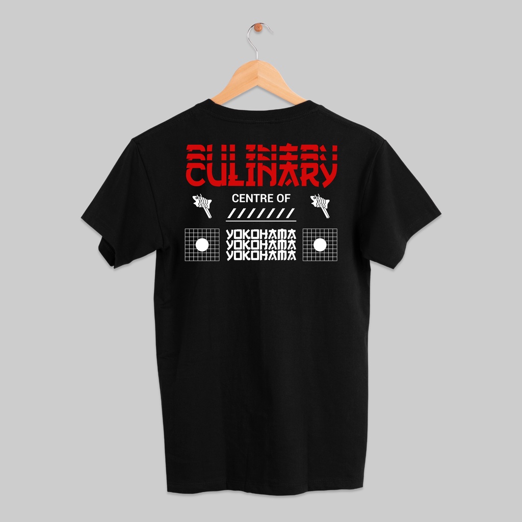 ID RUN Culinary - เสื้อยืด Distro ดั้งเดิมทําจากผ้าฝ้าย 24S