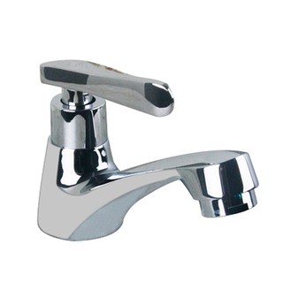 ก๊อกอ่างล้างหน้า ก๊อกอ่างล้างหน้าเดี่ยว LUZERN LN-6803 สีโครม ก๊อกน้ำ ห้องน้ำ BASIN FAUCET LUZERN LN-6803 CHROME