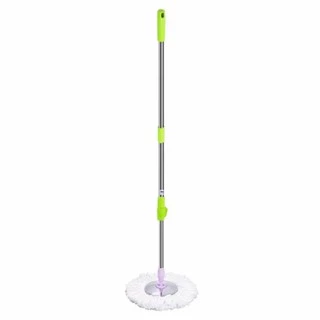Jumper Kids modern Spin Mop ไม้ถูพื้น สำหรับถังปั่น รุ่นตัวล๊อคหมุน เหล็กหนากว่าตัวล๊อคพับ พร้อมผ้าไมโครไฟเบอร์