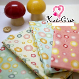 ผ้า Cotton อเมริกา MODA - ลาย Color Bubble (1 ชิ้น ขนาด 45x55 cm)